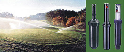 Buried lawn sprinkler head 017