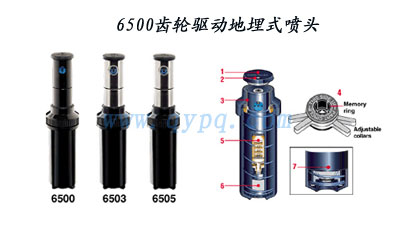 6500Gear driven buried sprinkler head 023