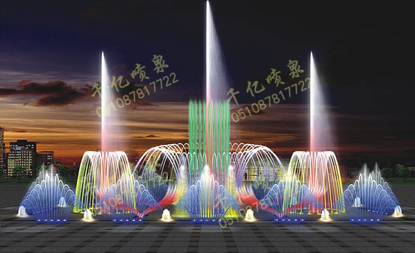 Dry type fountain 003