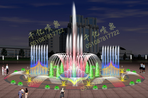 Dry type fountain 005