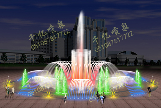 Dry type fountain 007
