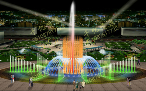 Dry type fountain 008