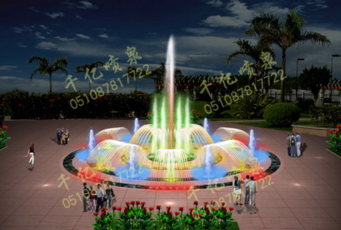 Dry type fountain 010