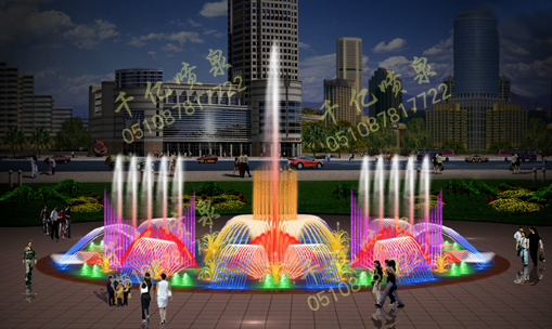 Dry type fountain 011