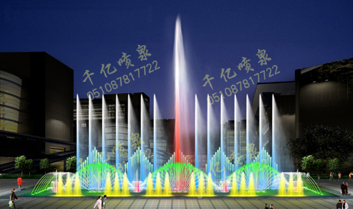 Dry type fountain 015