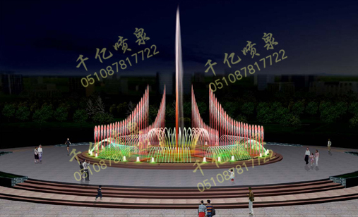 Dry type fountain 021