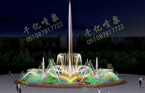 Dry type fountain 022
