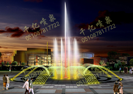 Dry type fountain 023