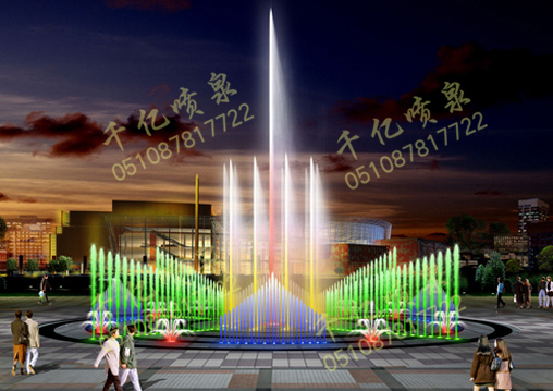 Dry type fountain 024