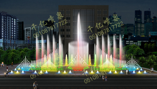 Dry type fountain 025