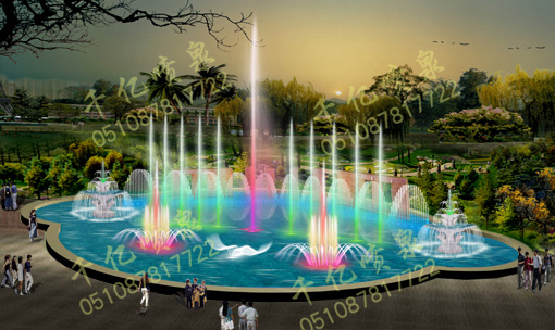 Program-controlled fountain 026