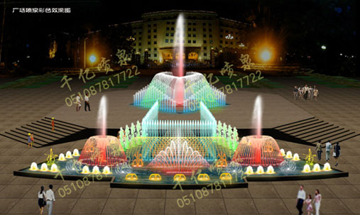 Square fountain 001